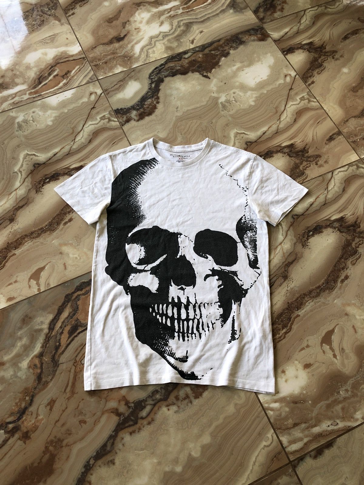 Denim & Supply Ralph Lauren × Vintage Vintage Skull Tee Size US XS / EU 42 / 0 - 1 Thumbnail