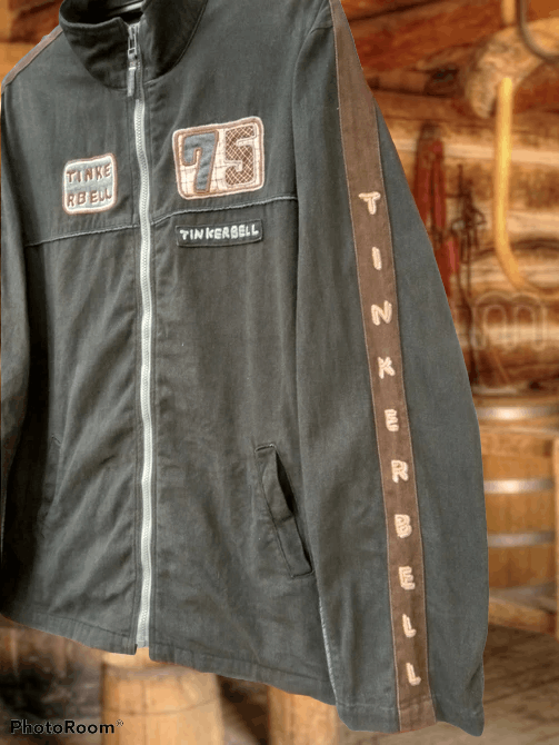 Japanese Brand × Vintage TINKERBELL 75 ZIPPER JACKET KHAKIS Size US M / EU 48-50 / 2 - 3 Thumbnail
