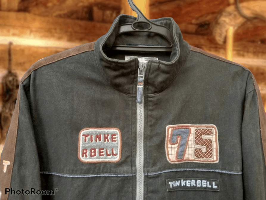 Japanese Brand × Vintage TINKERBELL 75 ZIPPER JACKET KHAKIS Size US M / EU 48-50 / 2 - 5 Thumbnail