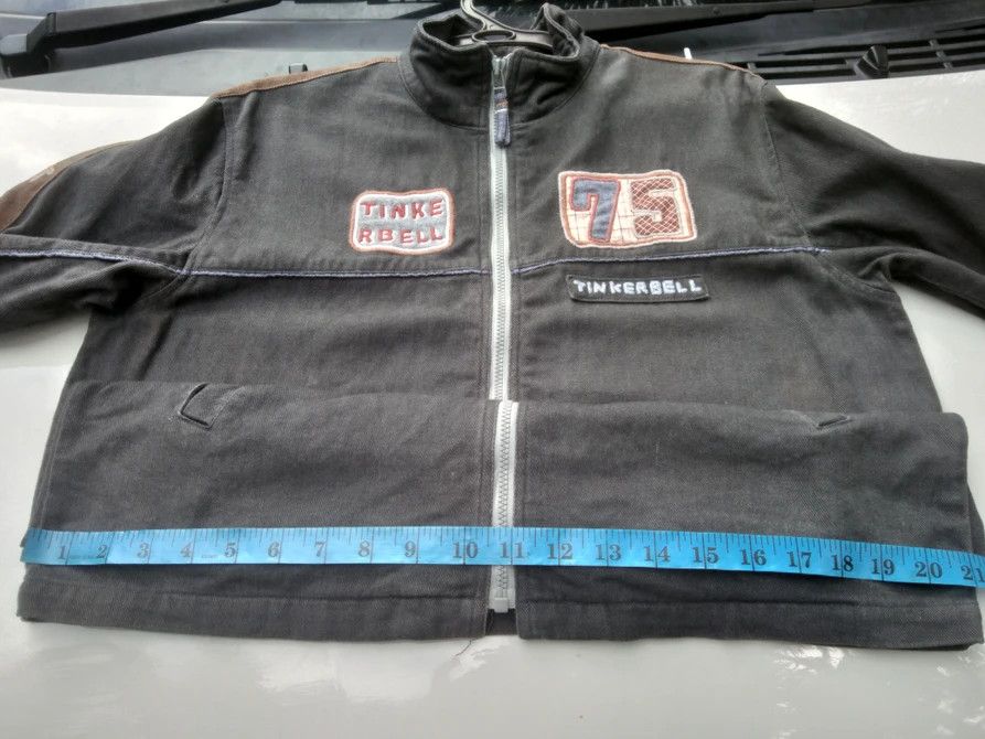 Japanese Brand × Vintage TINKERBELL 75 ZIPPER JACKET KHAKIS Size US M / EU 48-50 / 2 - 13 Thumbnail