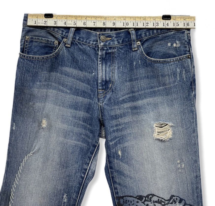 PPFM × Vintage PPFM Medusa Art Flare Denim Inspired By Versace Size US 30 / EU 46 - 13 Thumbnail