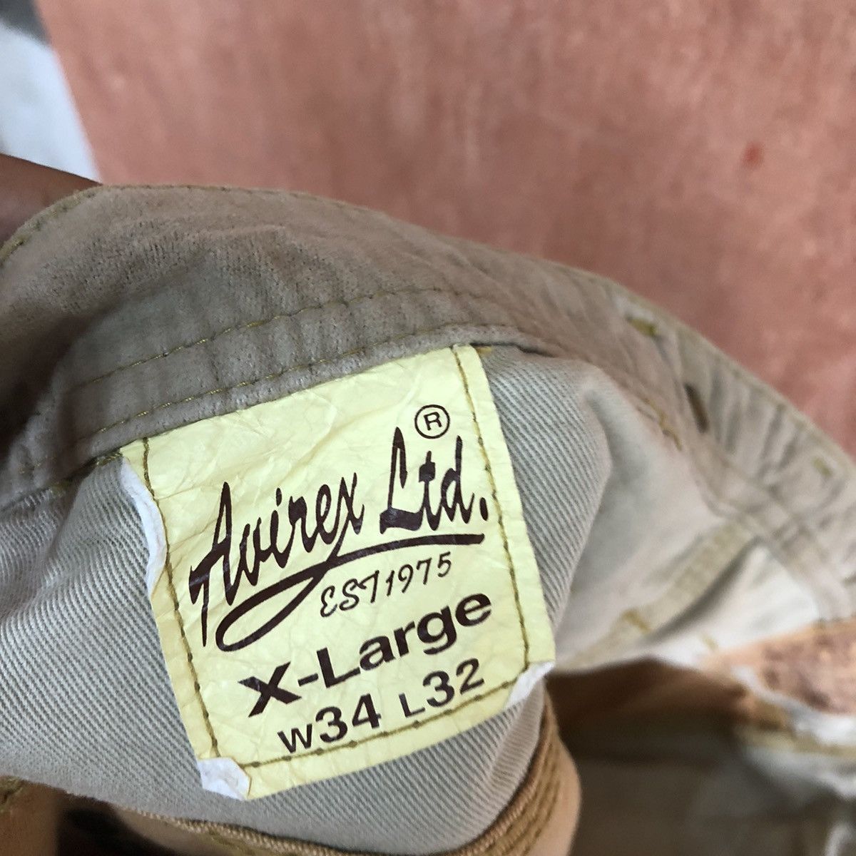 Avirex DLL Avirex Brown Multipocket Tactical Cargo Pants #2665 # Size US 34 / EU 50 - 13 Thumbnail