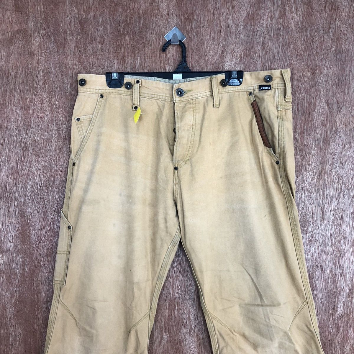 Avirex DLL Avirex Brown Multipocket Tactical Cargo Pants #2665 # Size US 34 / EU 50 - 2 Thumbnail