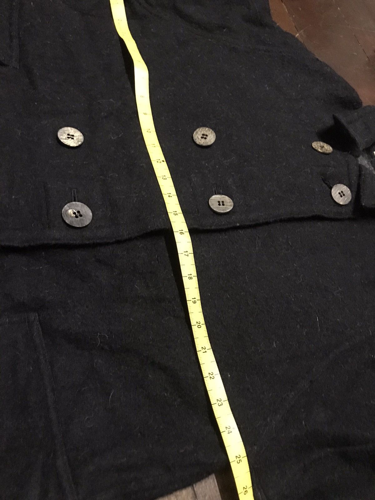 Designer × Issey Miyake × Japanese Brand 🔥RARE🔥IS buttom up wool long jacket by issey miyake Size US L / EU 52-54 / 3 - 11 Thumbnail