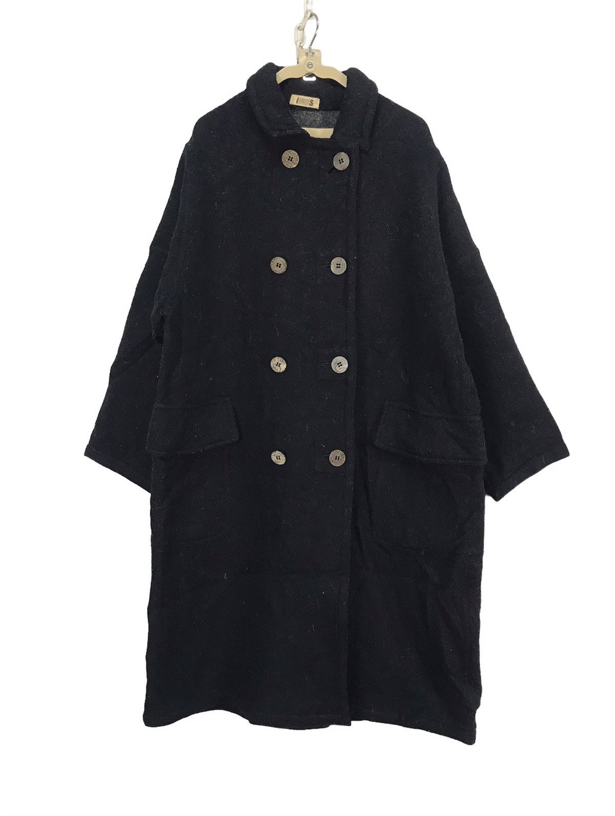 Designer × Issey Miyake × Japanese Brand 🔥RARE🔥IS buttom up wool long jacket by issey miyake Size US L / EU 52-54 / 3 - 1 Thumbnail