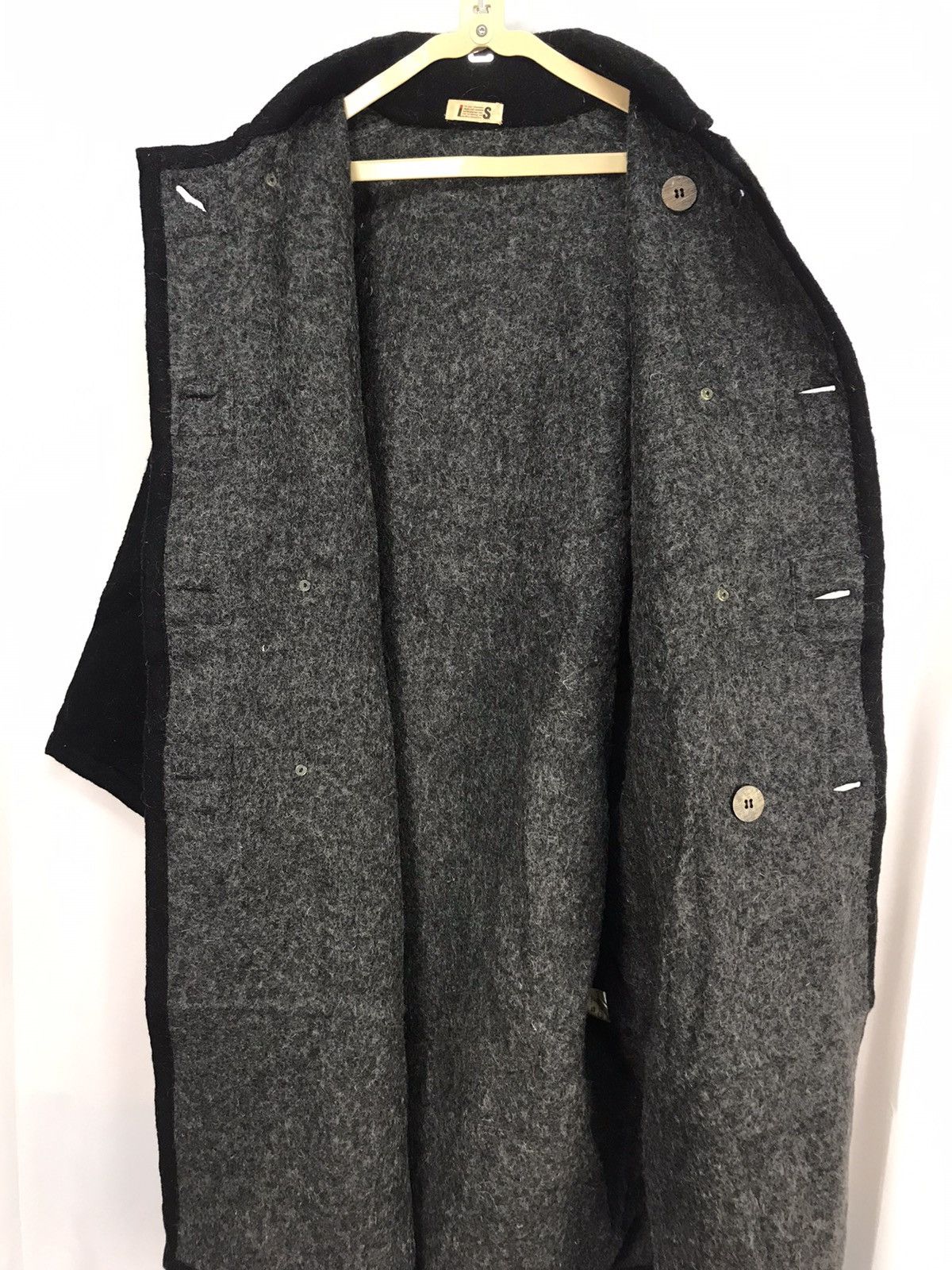 Designer × Issey Miyake × Japanese Brand 🔥RARE🔥IS buttom up wool long jacket by issey miyake Size US L / EU 52-54 / 3 - 10 Thumbnail