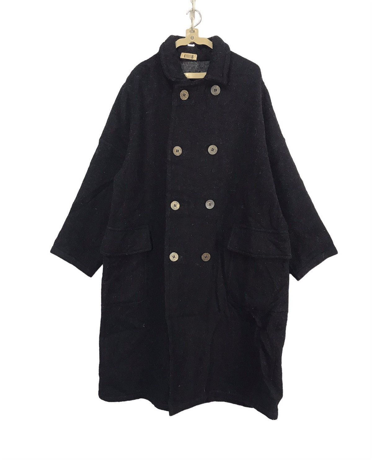 Designer × Issey Miyake × Japanese Brand 🔥RARE🔥IS buttom up wool long jacket by issey miyake Size US L / EU 52-54 / 3 - 2 Thumbnail