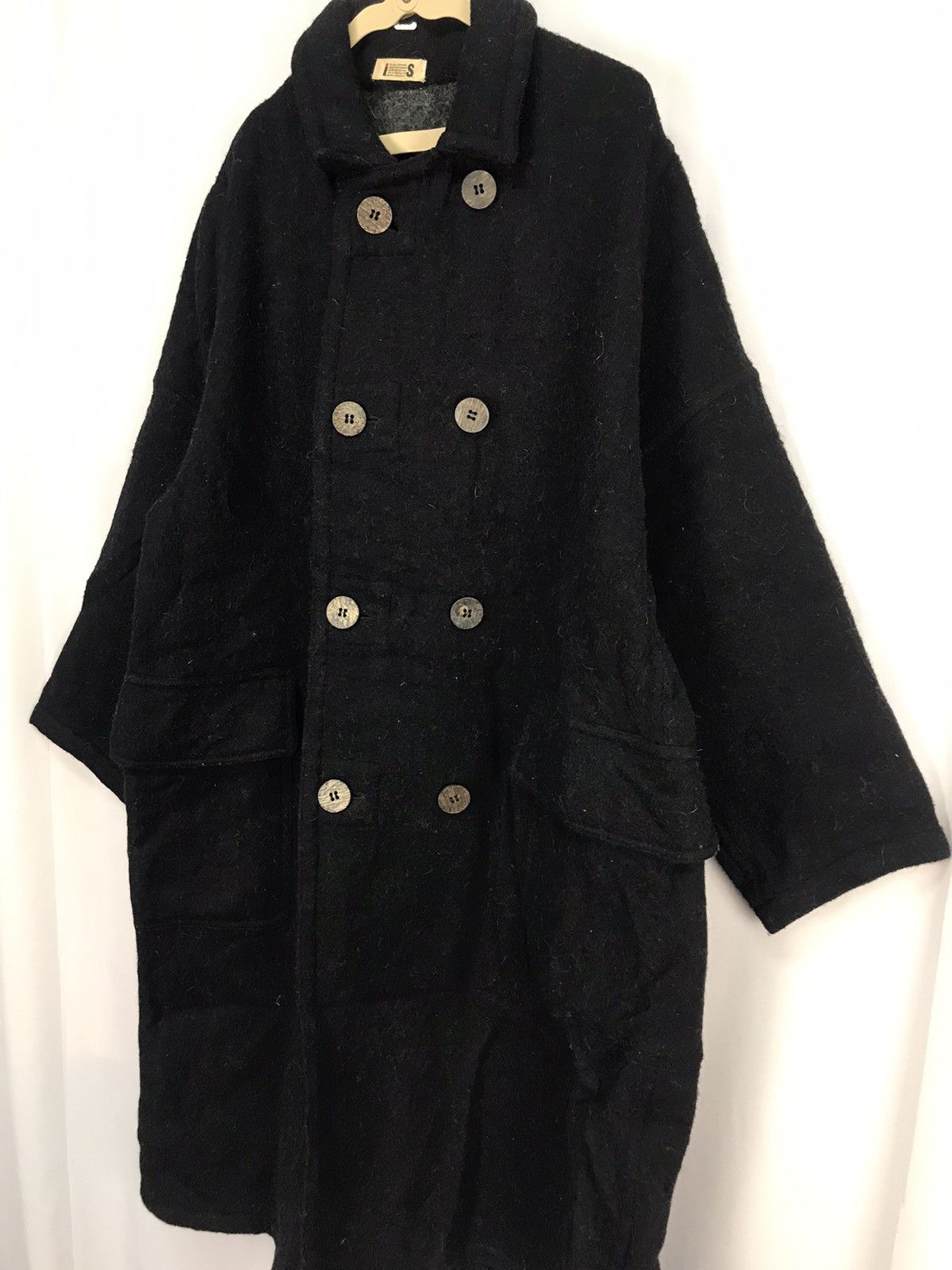 Designer × Issey Miyake × Japanese Brand 🔥RARE🔥IS buttom up wool long jacket by issey miyake Size US L / EU 52-54 / 3 - 9 Thumbnail
