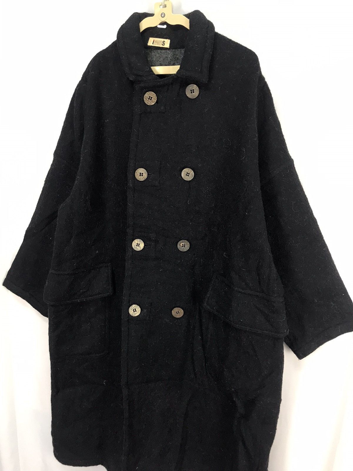Designer × Issey Miyake × Japanese Brand 🔥RARE🔥IS buttom up wool long jacket by issey miyake Size US L / EU 52-54 / 3 - 14 Thumbnail