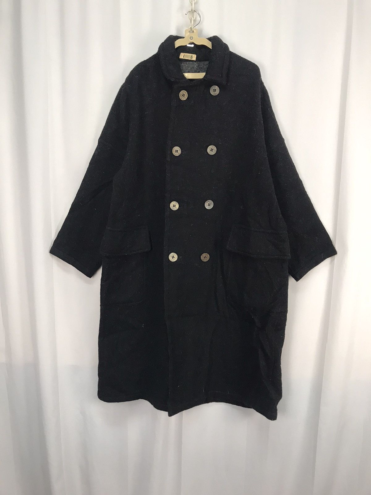 Designer × Issey Miyake × Japanese Brand 🔥RARE🔥IS buttom up wool long jacket by issey miyake Size US L / EU 52-54 / 3 - 15 Thumbnail