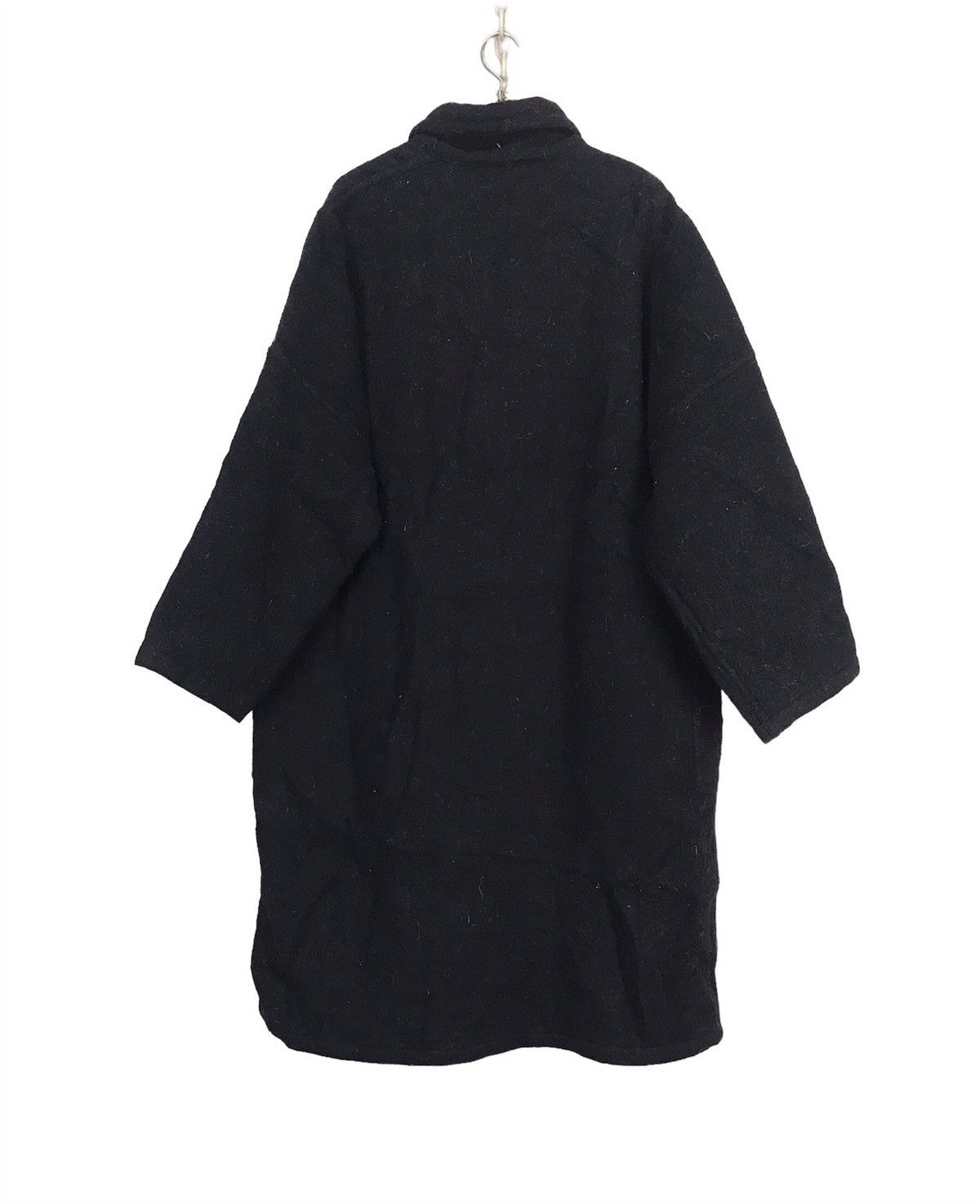 Designer × Issey Miyake × Japanese Brand 🔥RARE🔥IS buttom up wool long jacket by issey miyake Size US L / EU 52-54 / 3 - 3 Thumbnail