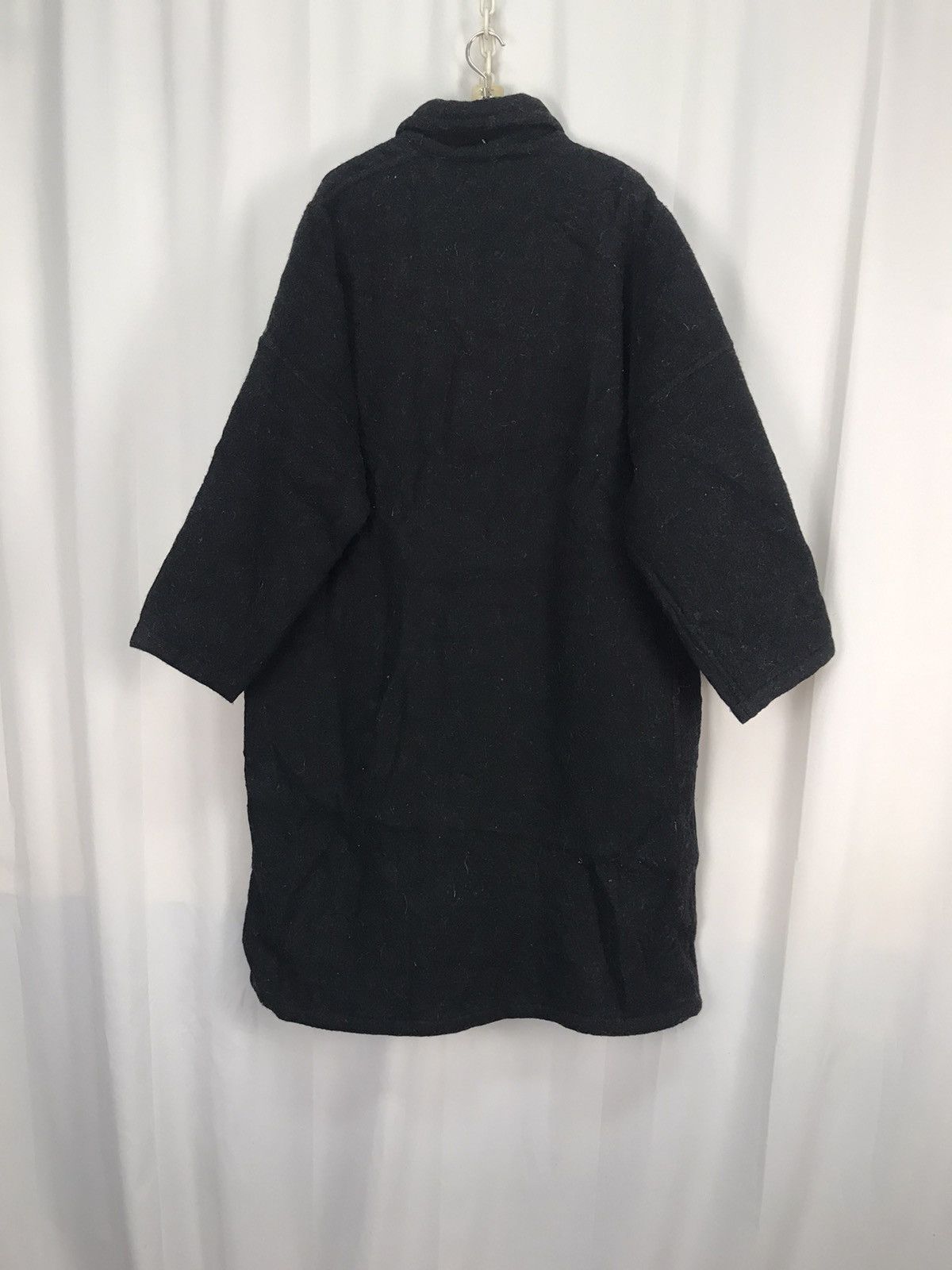 Designer × Issey Miyake × Japanese Brand 🔥RARE🔥IS buttom up wool long jacket by issey miyake Size US L / EU 52-54 / 3 - 16 Thumbnail