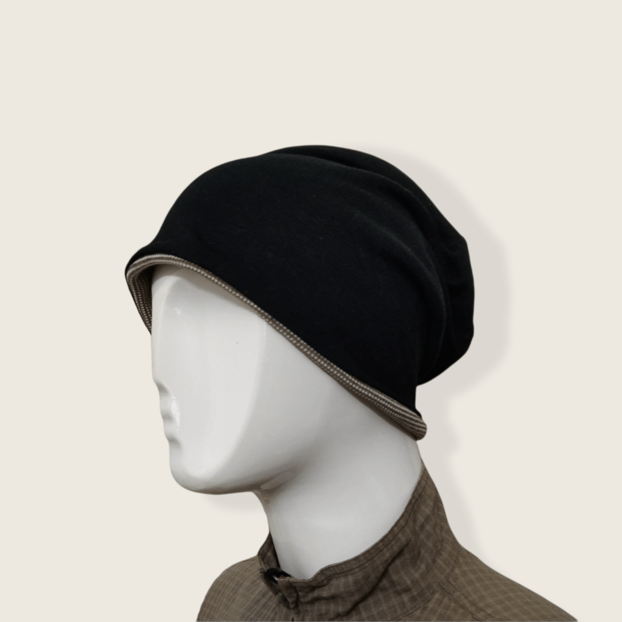 Japanese Brand VINTAGE DOUBLE LAYER OVERSIZED REVERSIBLE BEANIE Size ONE SIZE - 7 Thumbnail
