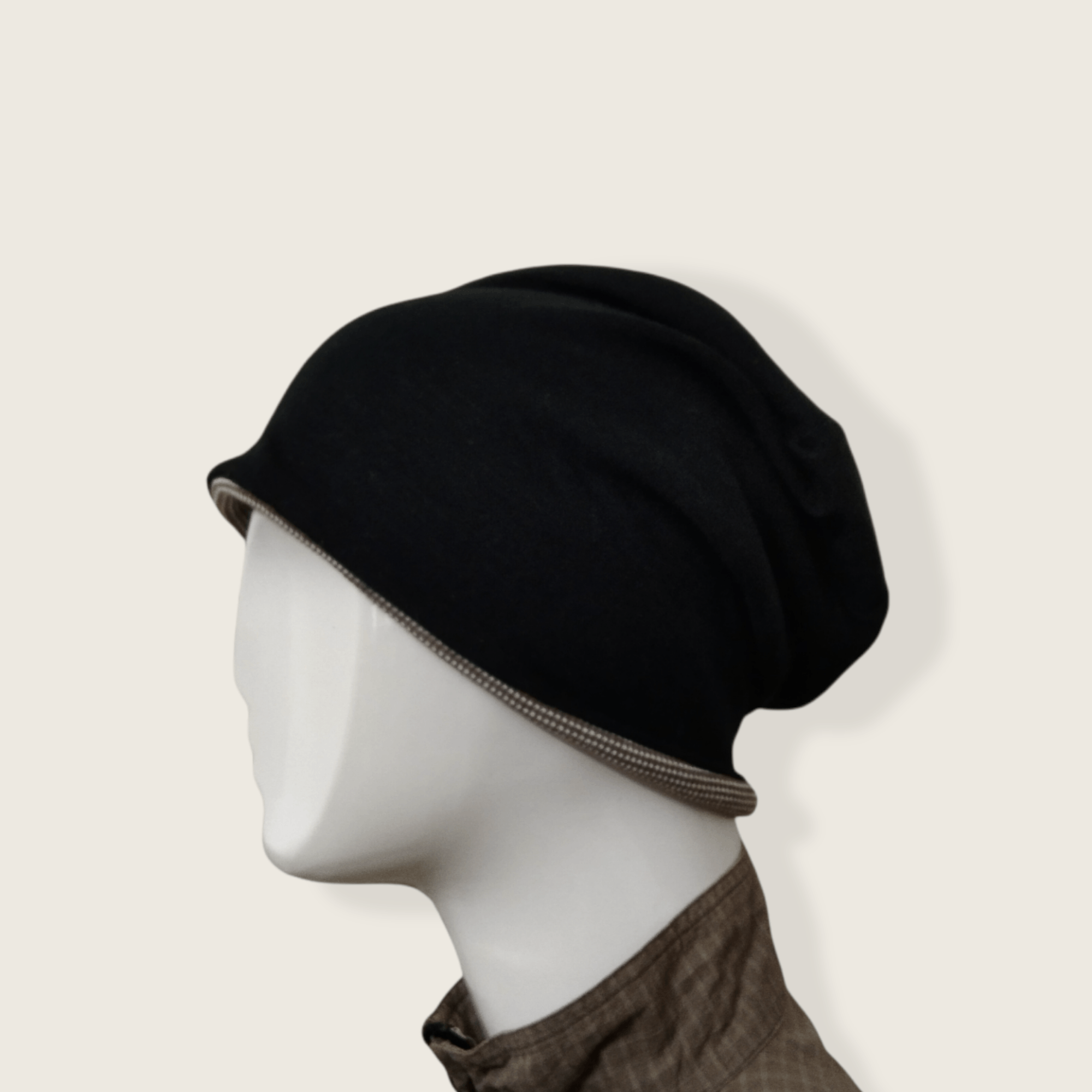 Japanese Brand VINTAGE DOUBLE LAYER OVERSIZED REVERSIBLE BEANIE Size ONE SIZE - 8 Thumbnail