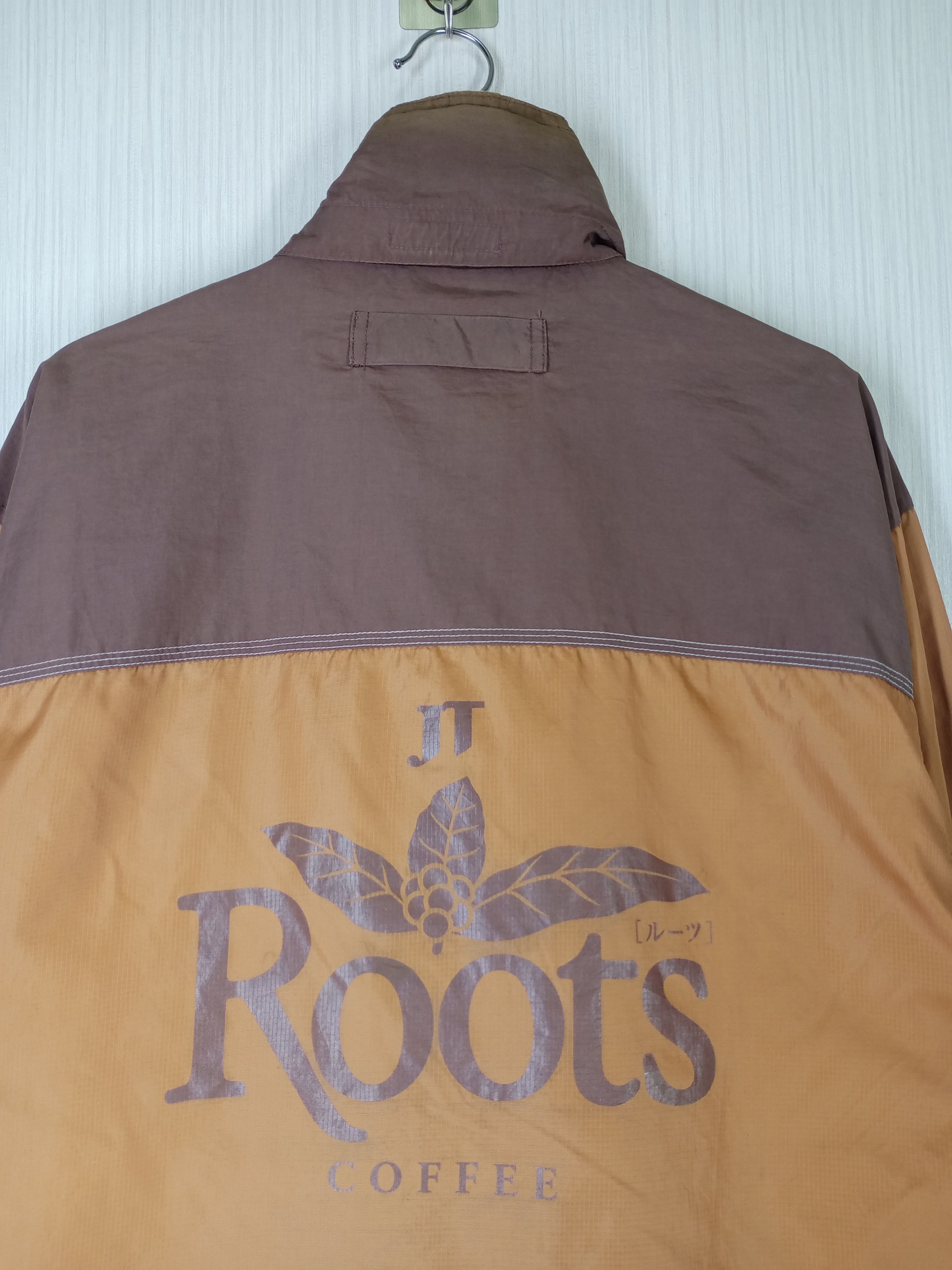 Japanese Brand × Roots × Vintage Rare Vintage Roots Coffee Big Logo Jacket Size US XL / EU 56 / 4 - 2 Thumbnail