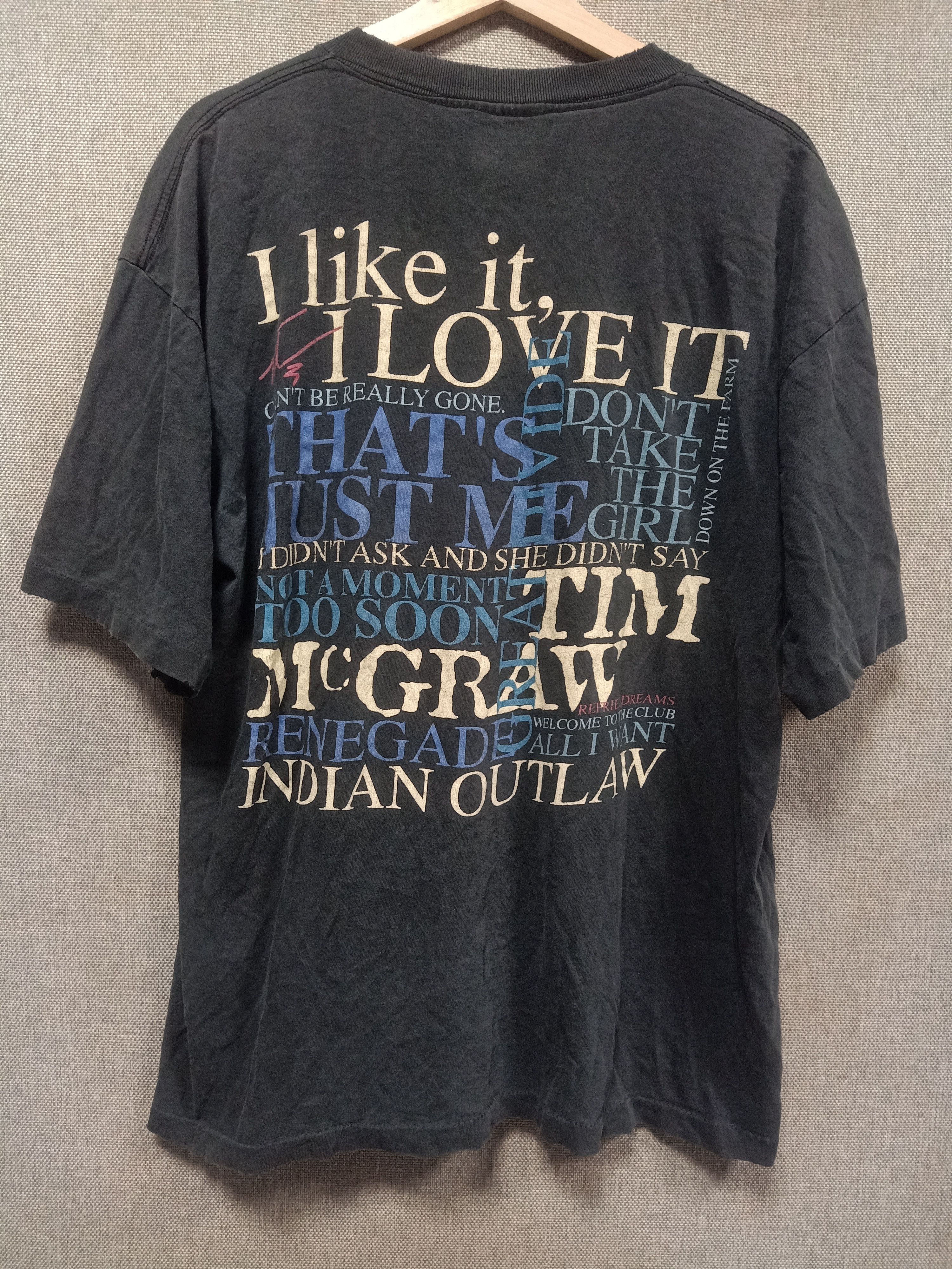 Band Tees vintage 90s t shirt tim mc graw made in usa Size US XL / EU 56 / 4 - 2 Thumbnail