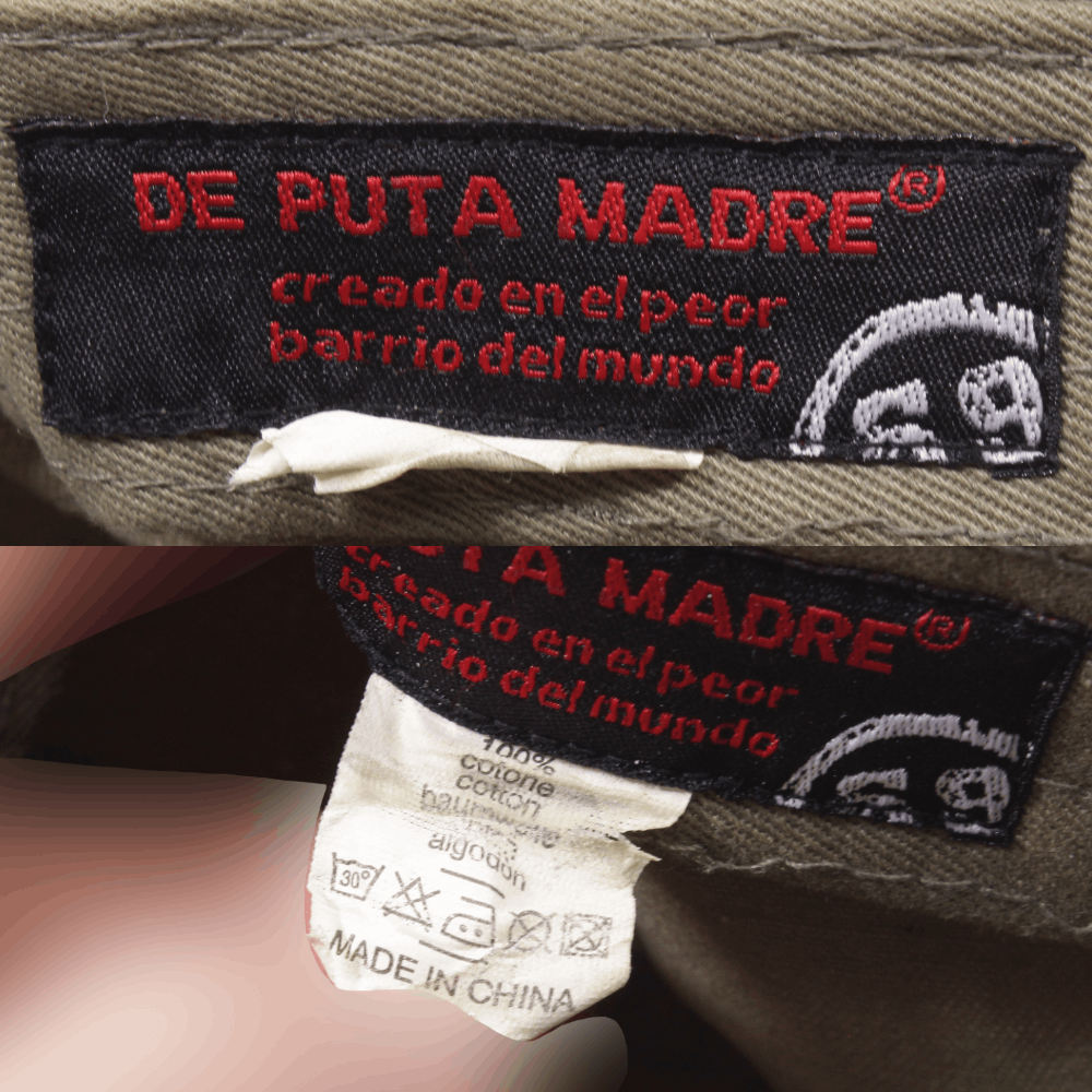 Vintage Pablo Escobar De Puta Madre 90S Logo Distressed Cap Size ONE SIZE - 7 Thumbnail