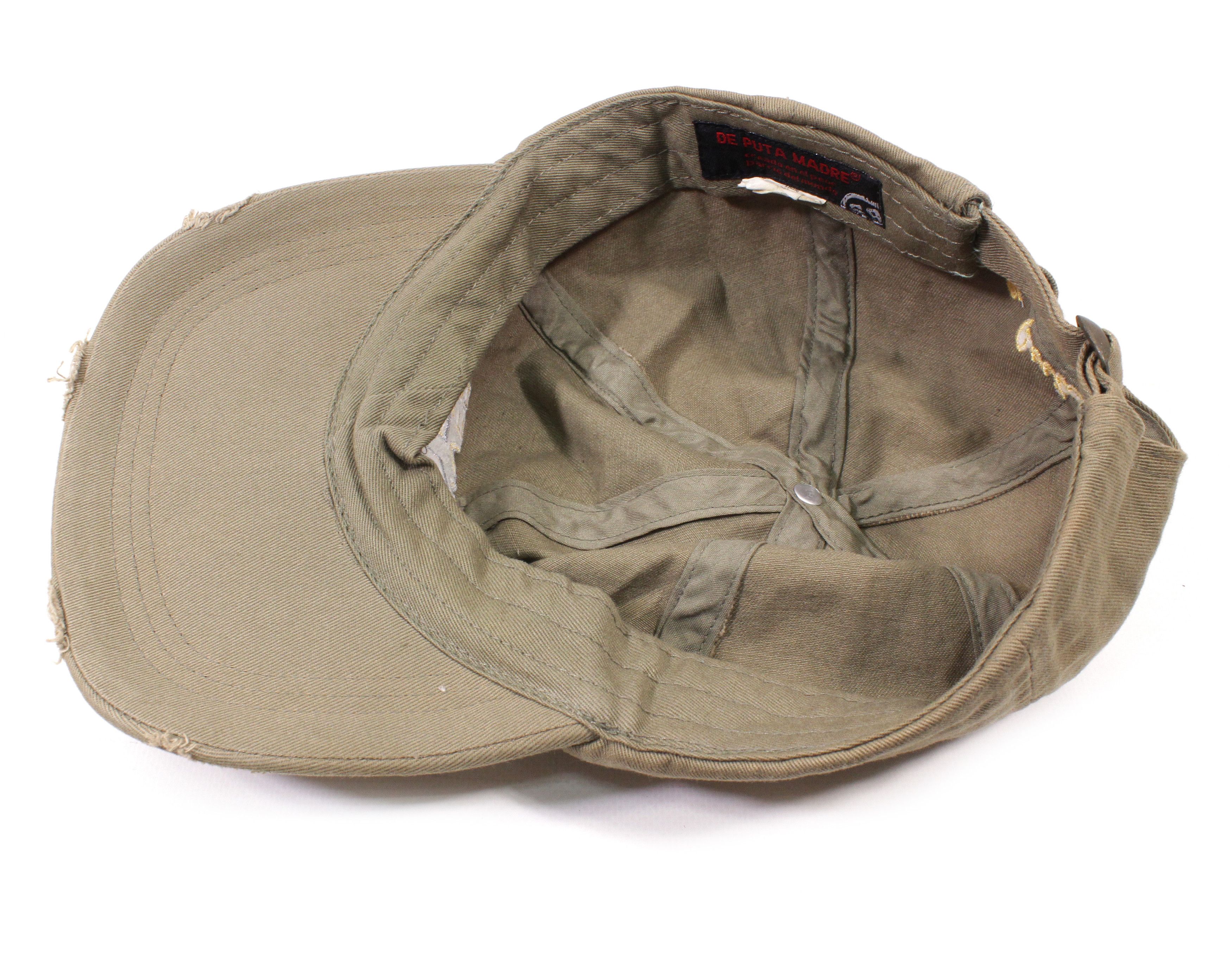 Vintage Pablo Escobar De Puta Madre 90S Logo Distressed Cap Size ONE SIZE - 6 Thumbnail