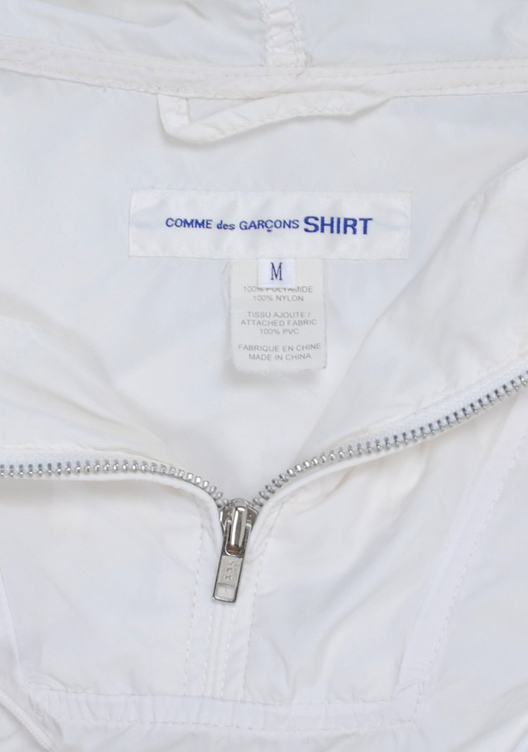 Comme des Garcons Comme Des Garcons Hooded White Anorak Jacket size M Size US M / EU 48-50 / 2 - 3 Thumbnail