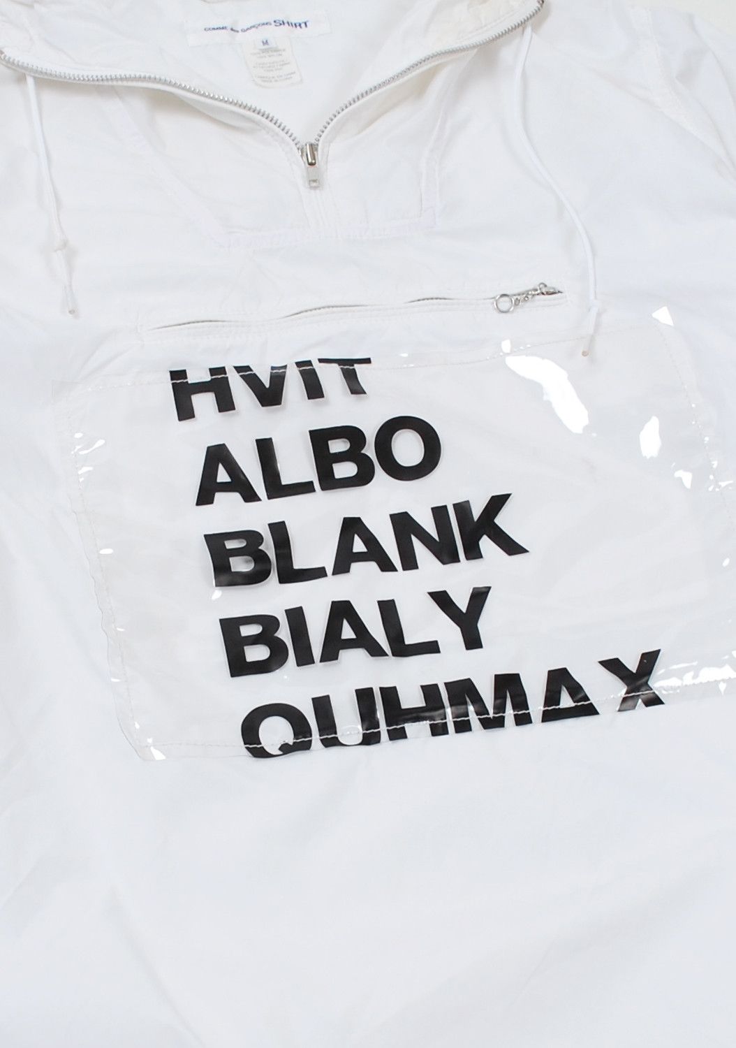 Comme des Garcons Comme Des Garcons Hooded White Anorak Jacket size M Size US M / EU 48-50 / 2 - 2 Thumbnail