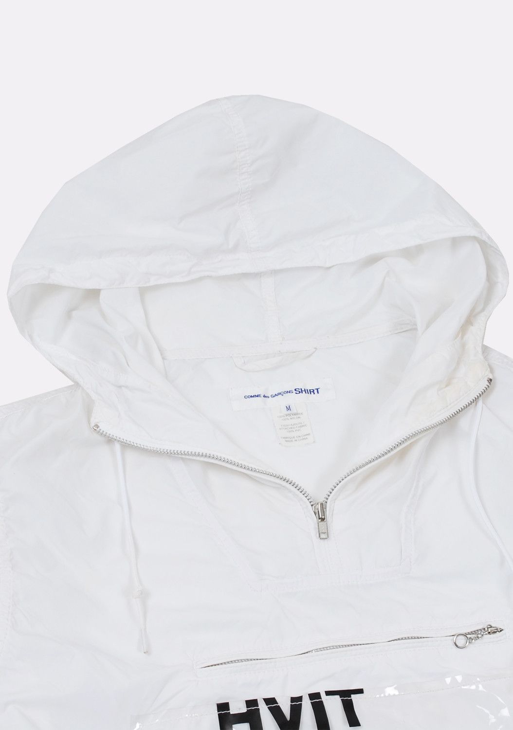 Comme des Garcons Comme Des Garcons Hooded White Anorak Jacket size M Size US M / EU 48-50 / 2 - 4 Thumbnail
