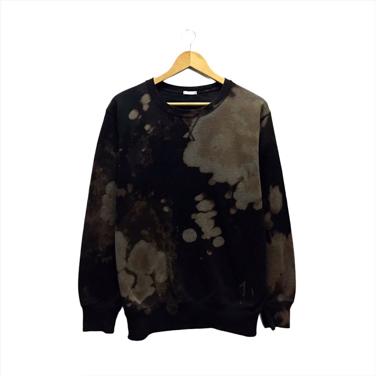 Japanese Brand Vintage Tie Dye Sweatshirt CrewNeck Black Asid Wash Size US L / EU 52-54 / 3 - 1 Thumbnail