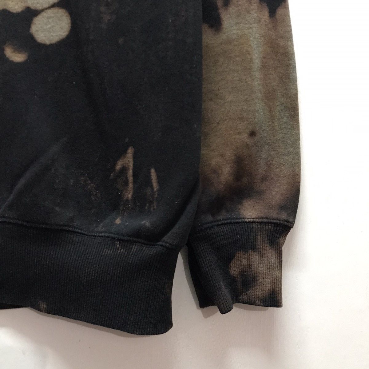 Japanese Brand Vintage Tie Dye Sweatshirt CrewNeck Black Asid Wash Size US L / EU 52-54 / 3 - 4 Thumbnail
