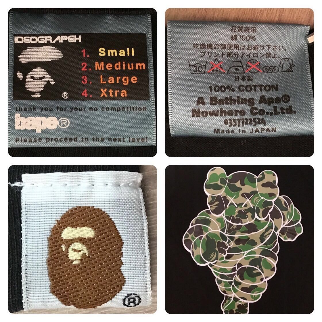 Bape × Kaws BAPE × KAWS chum T-shirt black ABC camo a bathing ape NIGO Size US S / EU 44-46 / 1 - 6 Thumbnail
