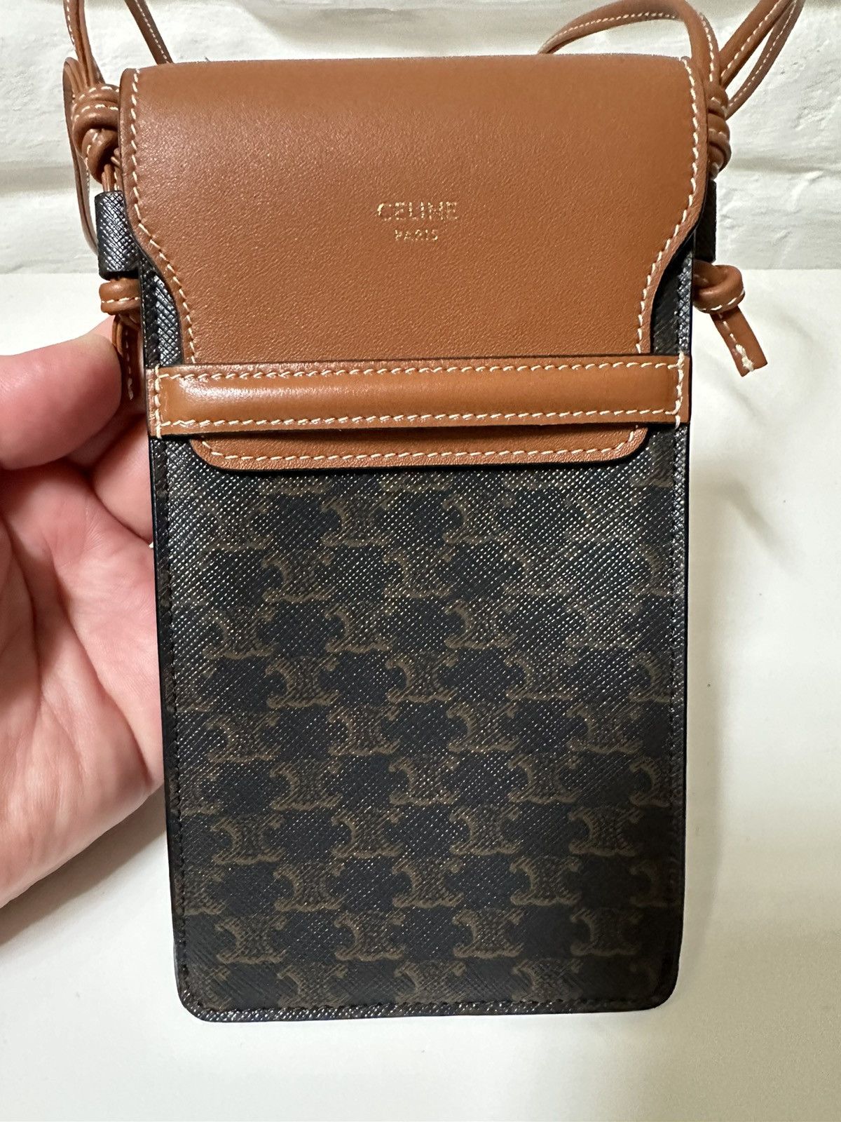 Celine small flap pouch bag best sale