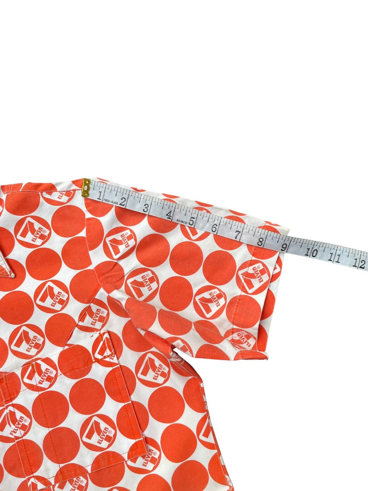 If Six Was Nine × Japanese Brand × Vintage Vintage 7 Eleven Full Print Work Shirt Size US M / EU 48-50 / 2 - 15 Thumbnail