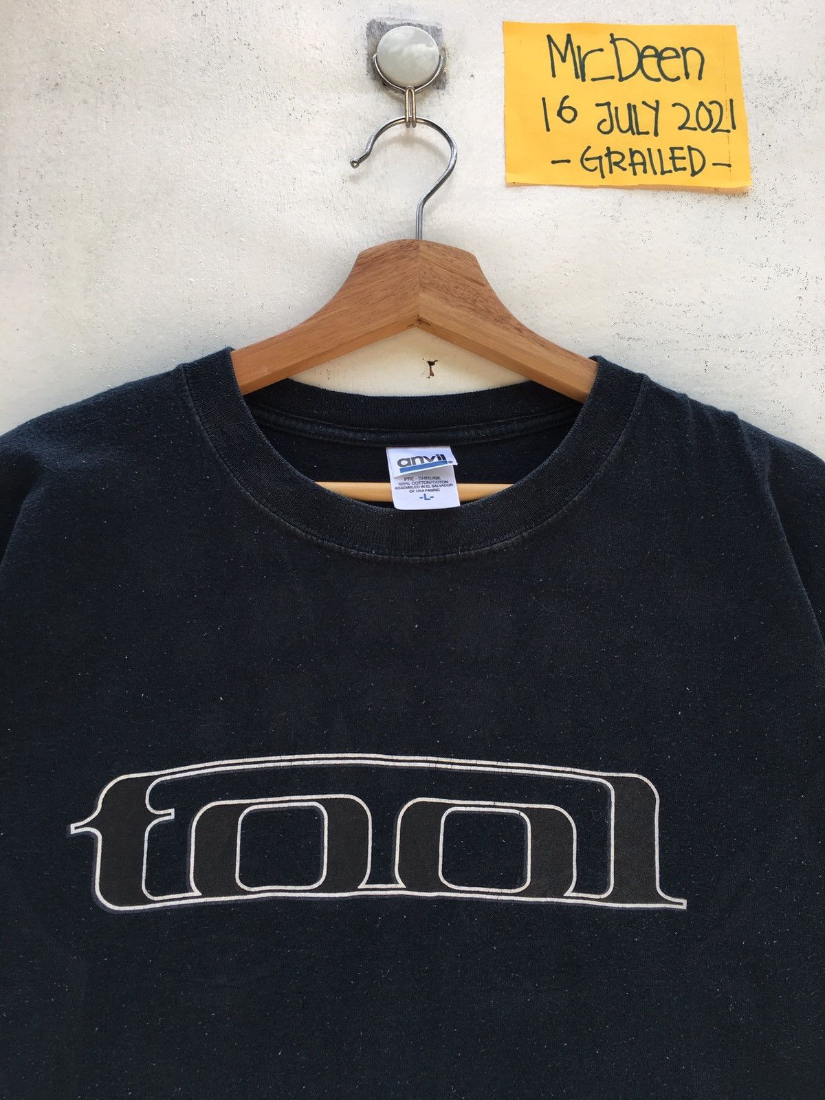 image of Band Tees x Vintage Tool 10 000 Days Band Tshirt in Black, Men's (Size Large)