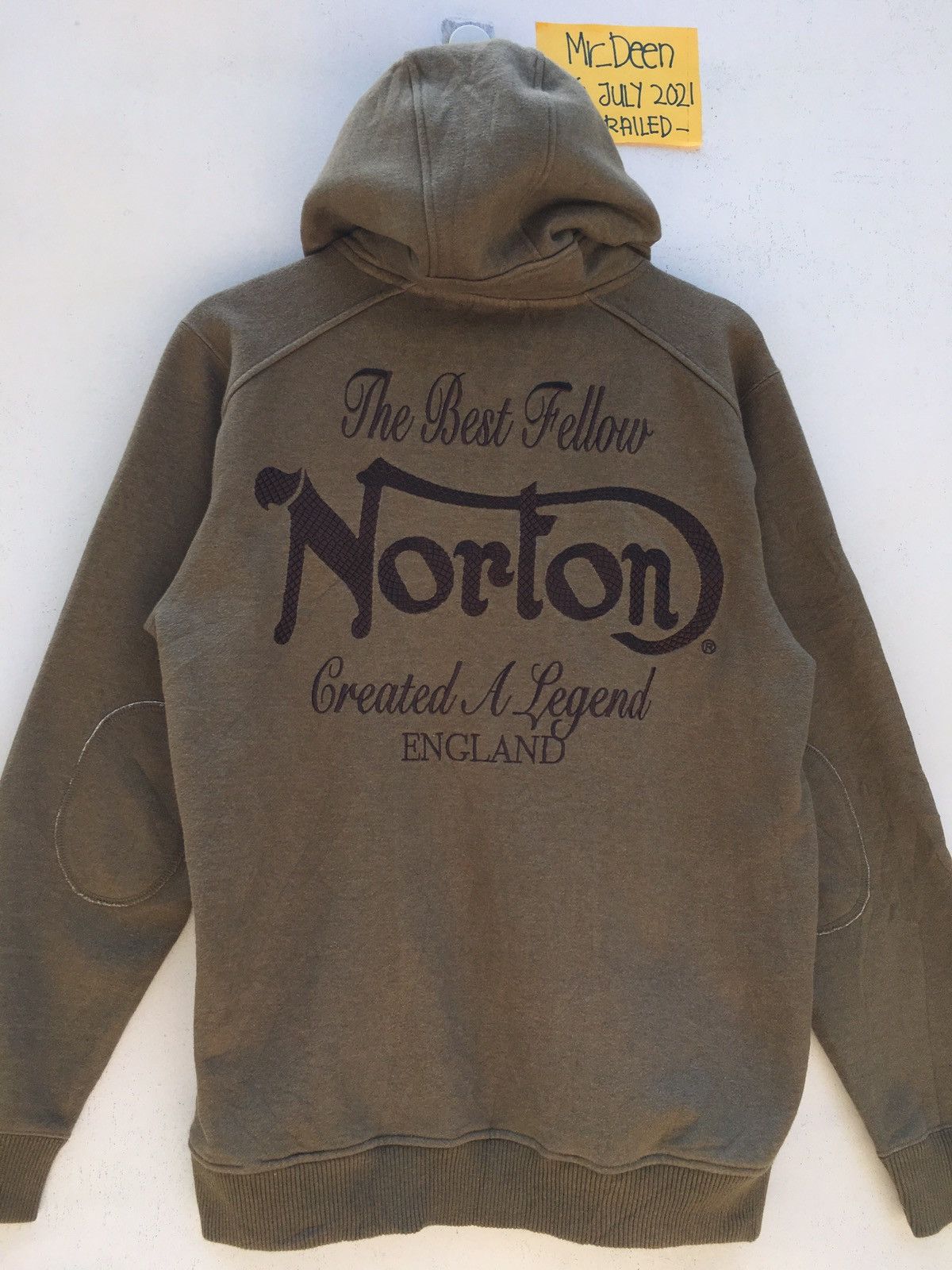Norton Vintage Norton Spellout Winter Hoodie / Sweatshirt Size US M / EU 48-50 / 2 - 5 Thumbnail