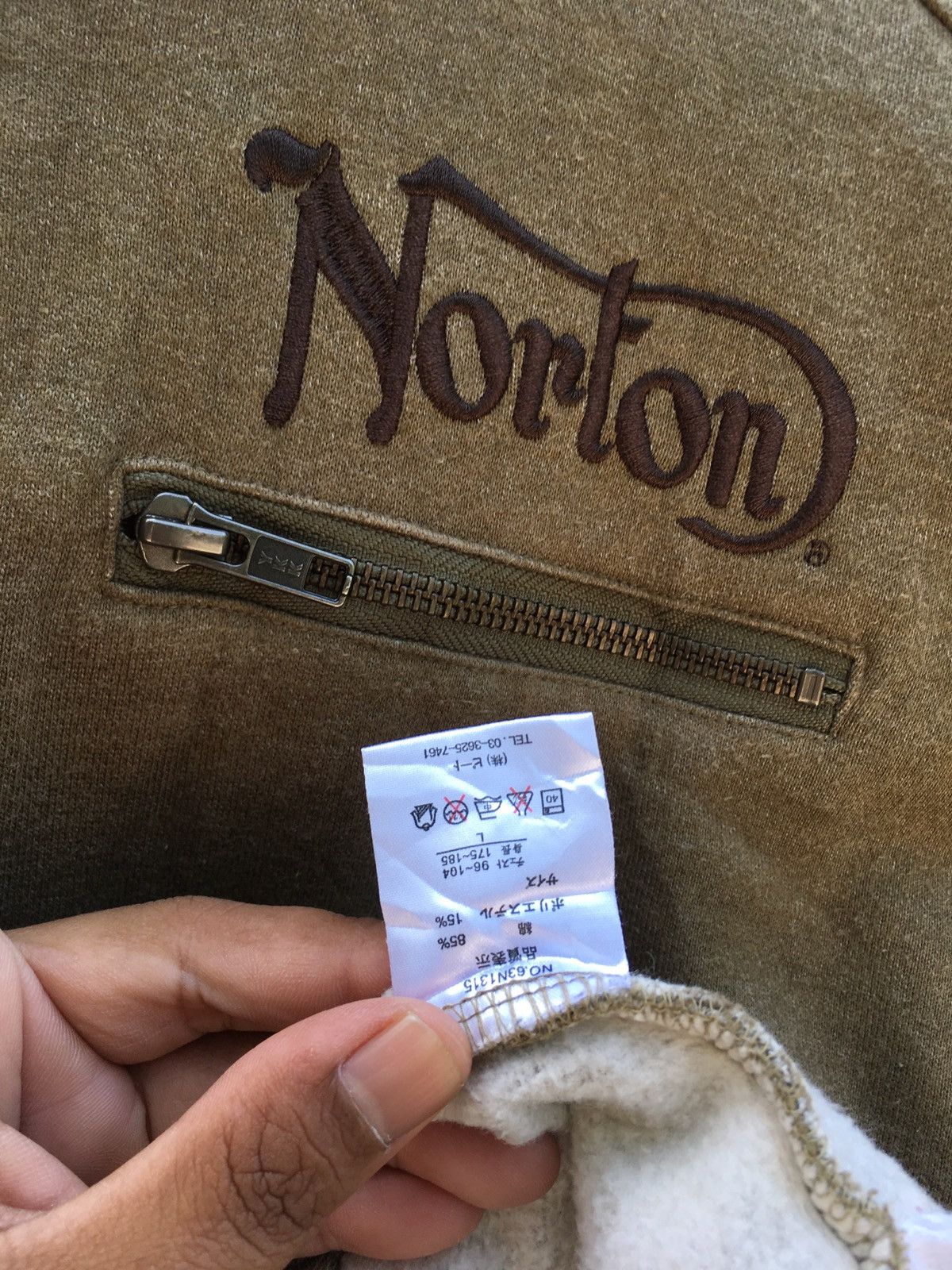 Norton Vintage Norton Spellout Winter Hoodie / Sweatshirt Size US M / EU 48-50 / 2 - 11 Thumbnail