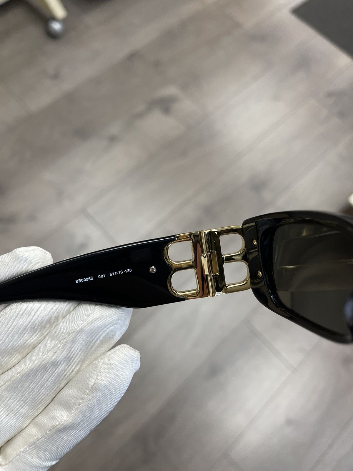Balenciaga × Vintage NEW Balenciaga BB0096 Logo Sunglasses Glasses Size ONE SIZE - 3 Thumbnail