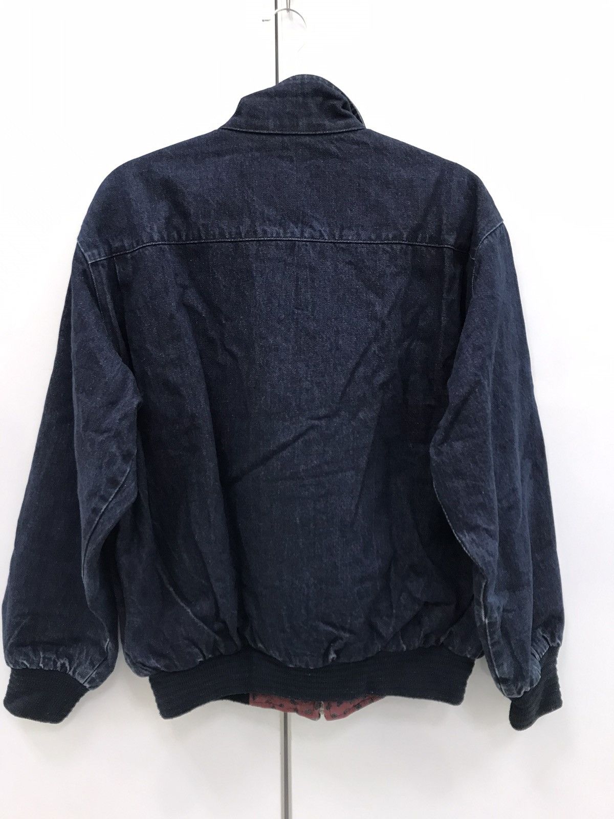 McGregor Vintage 🔥 Mcgregor Bomber Denim Jacket Size US L / EU 52-54 / 3 - 3 Thumbnail