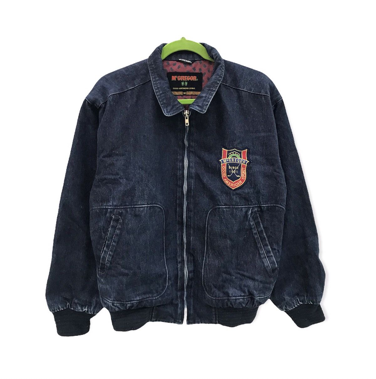 Vintage 🔥 Mcgregor Bomber Denim Jacket