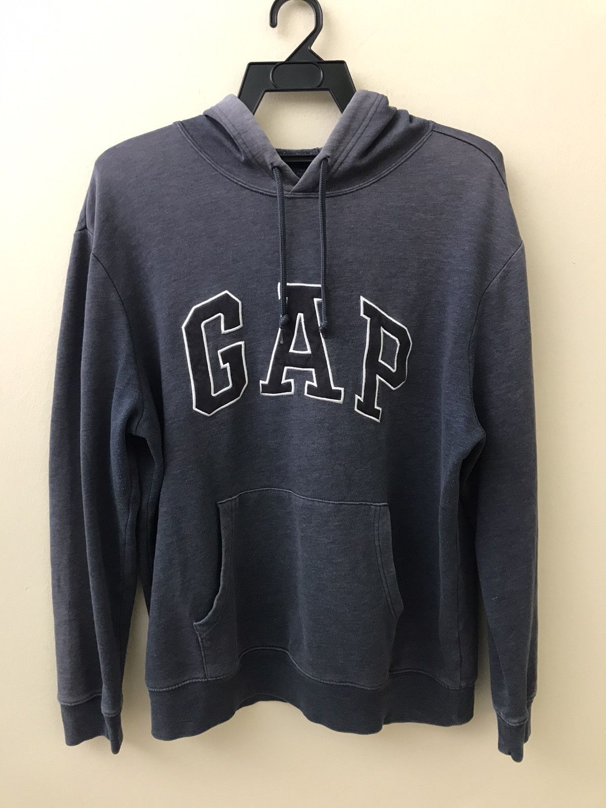 image of Gap Distressed Faded Color Hoodie, Men's (Size Large)