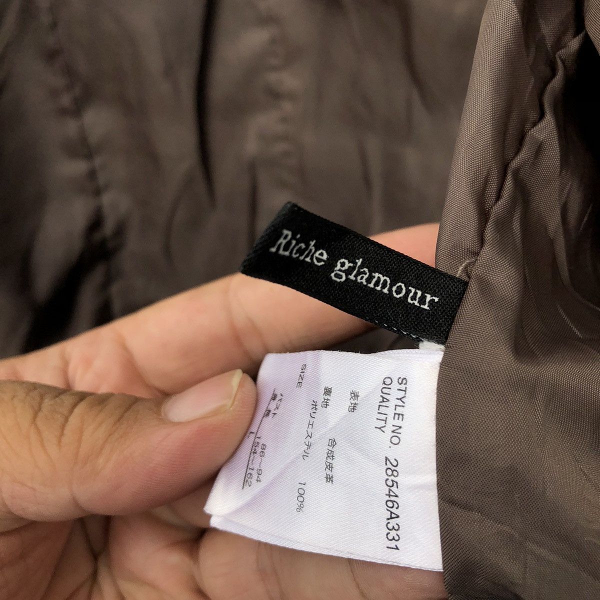 Japanese Brand SOFT LEATHER BIKER BONDAGE JACKET RICHE GLAMOUR Size US L / EU 52-54 / 3 - 15 Thumbnail