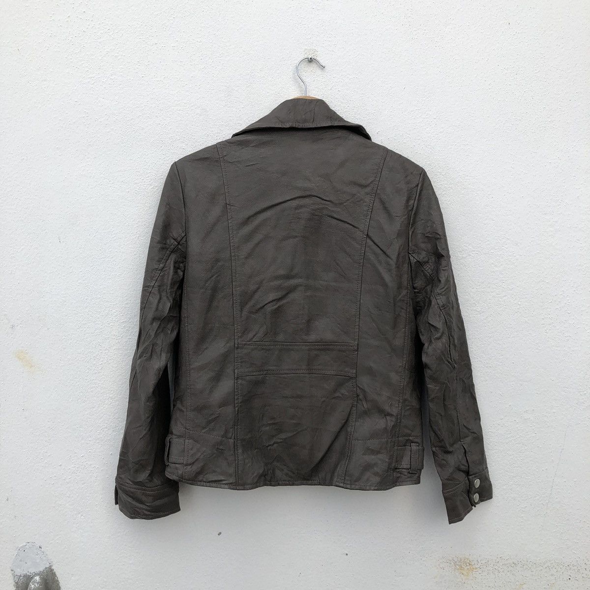 Japanese Brand SOFT LEATHER BIKER BONDAGE JACKET RICHE GLAMOUR Size US L / EU 52-54 / 3 - 9 Thumbnail