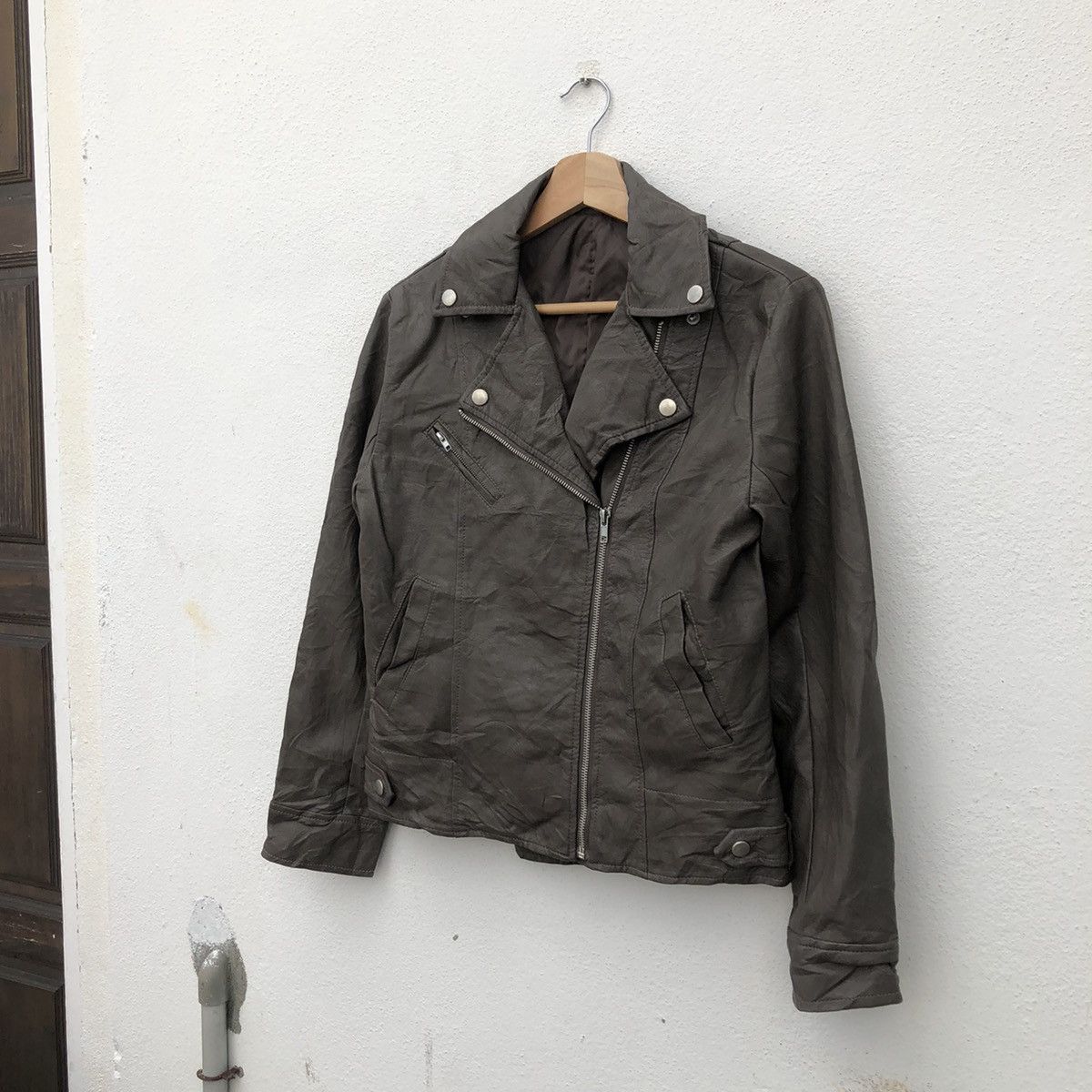 Japanese Brand SOFT LEATHER BIKER BONDAGE JACKET RICHE GLAMOUR Size US L / EU 52-54 / 3 - 2 Thumbnail
