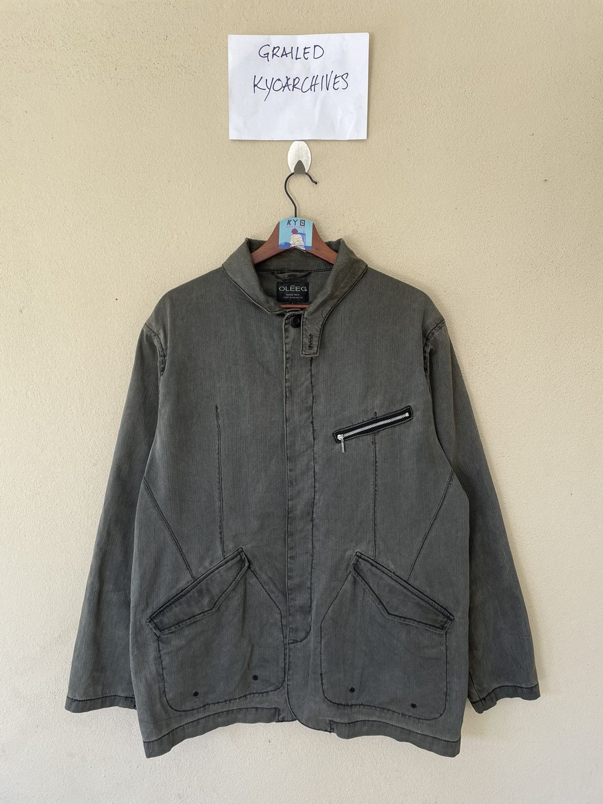Japanese Brand × Vintage VINTAGE OLEEG CHORE JACKET Size US L / EU 52-54 / 3 - 1 Thumbnail