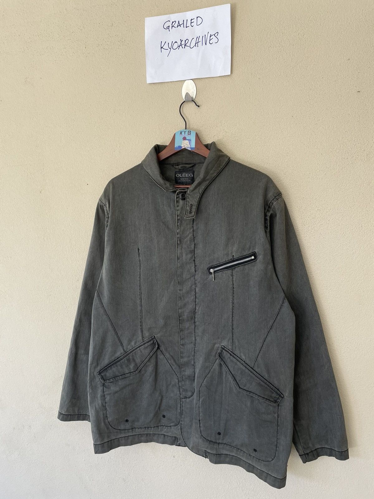 Japanese Brand × Vintage VINTAGE OLEEG CHORE JACKET Size US L / EU 52-54 / 3 - 2 Thumbnail