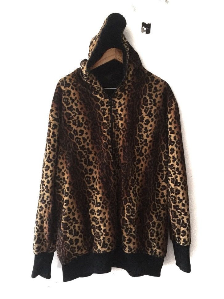 Japanese Brand × Seditionaries One Set Leapord hoodie jacket And Short Pant Full Print Size US L / EU 52-54 / 3 - 13 Thumbnail