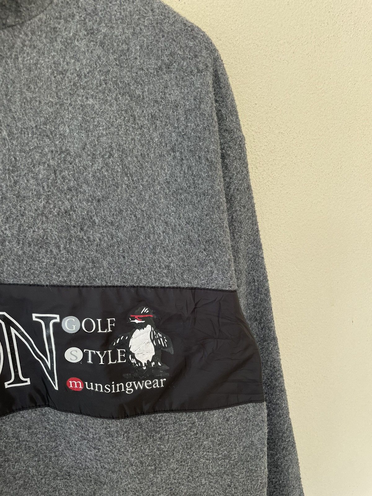 Japanese Brand × Vintage ZYXON MUNSING WEAR ANORAK FLEECE JACKET Size US L / EU 52-54 / 3 - 4 Thumbnail
