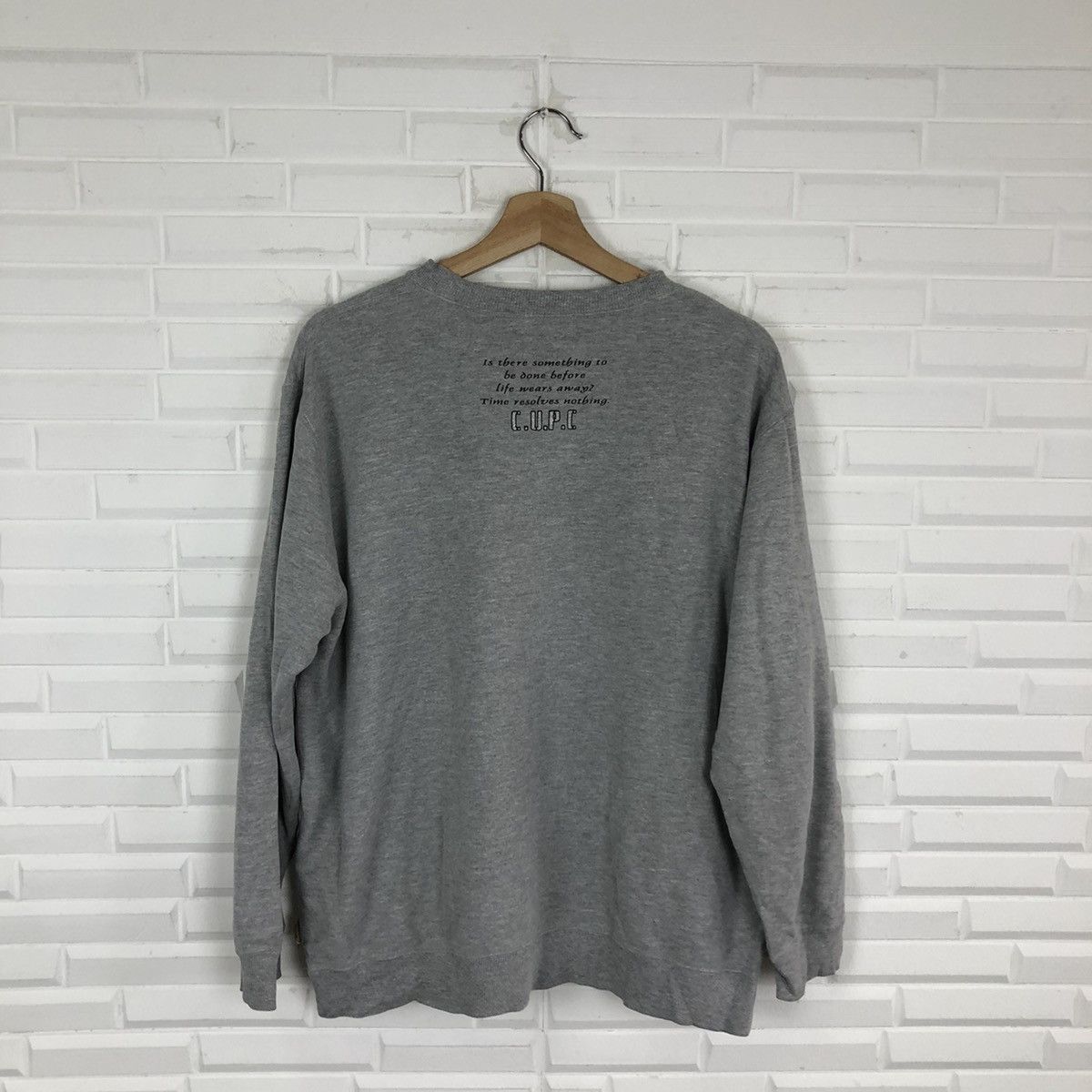 Japanese Brand VINTAGE CAMBRIDGE UNIVERSITY POLI CLUB SWEATSHIRT BIG LOGO Size US L / EU 52-54 / 3 - 7 Thumbnail