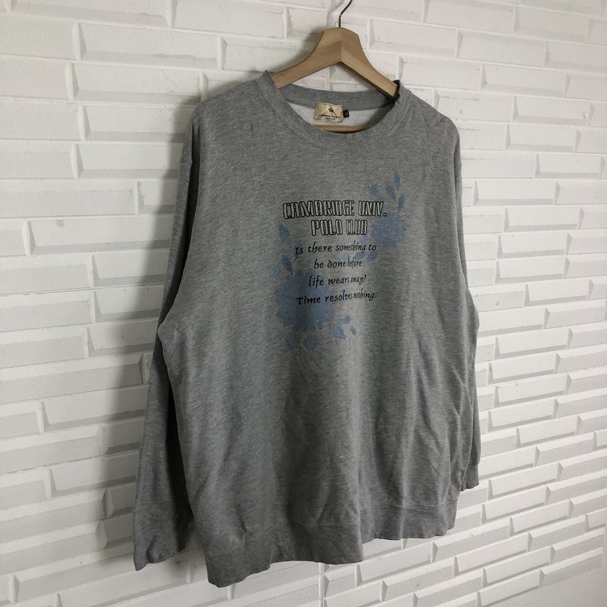 Japanese Brand VINTAGE CAMBRIDGE UNIVERSITY POLI CLUB SWEATSHIRT BIG LOGO Size US L / EU 52-54 / 3 - 2 Thumbnail
