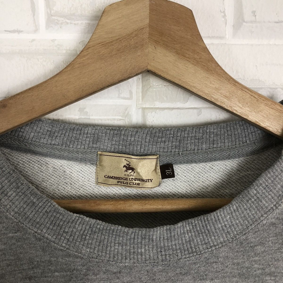 Japanese Brand VINTAGE CAMBRIDGE UNIVERSITY POLI CLUB SWEATSHIRT BIG LOGO Size US L / EU 52-54 / 3 - 4 Thumbnail