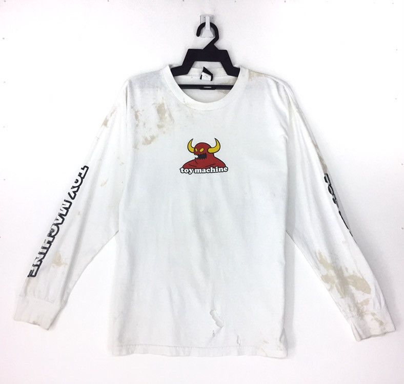 image of Toy Machine x Vintage Design in White, Men's (Size Large)