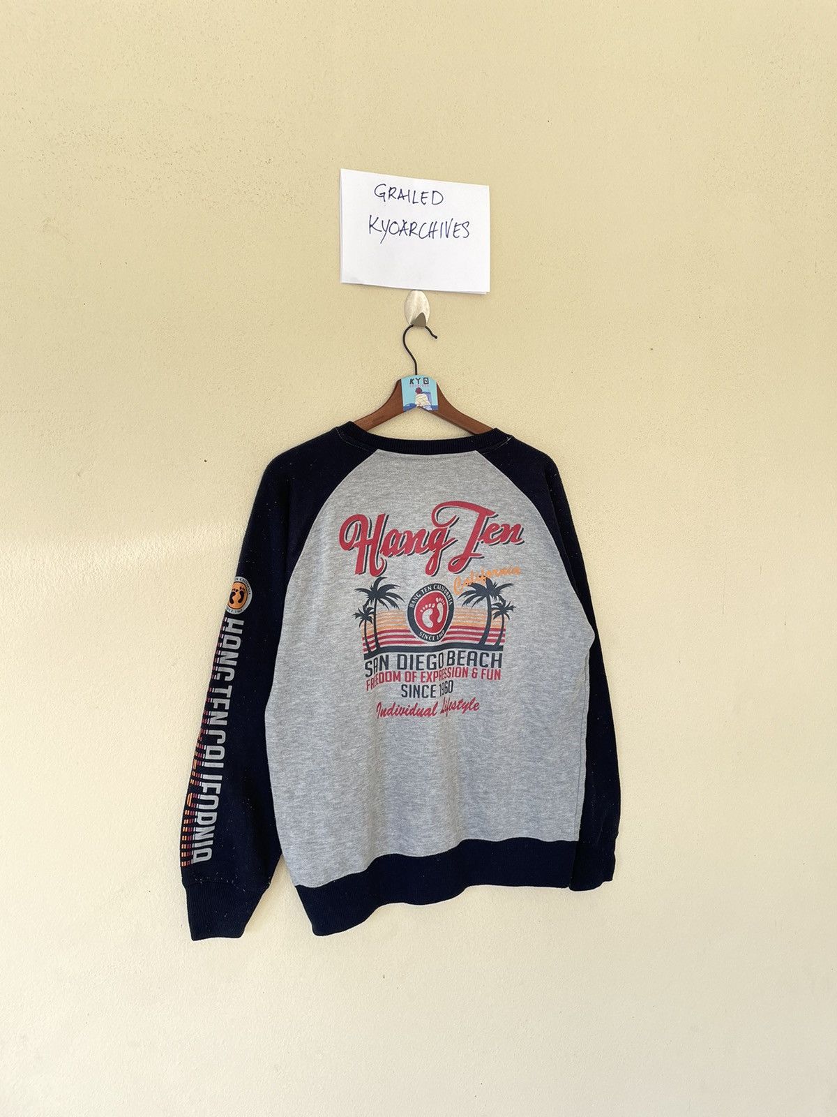 Japanese Brand × Vintage VINTAGE HANG TEN SWEATSHIRT Size US M / EU 48-50 / 2 - 4 Thumbnail