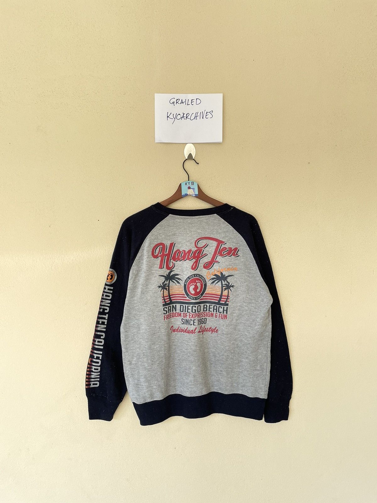 Japanese Brand × Vintage VINTAGE HANG TEN SWEATSHIRT Size US M / EU 48-50 / 2 - 3 Thumbnail